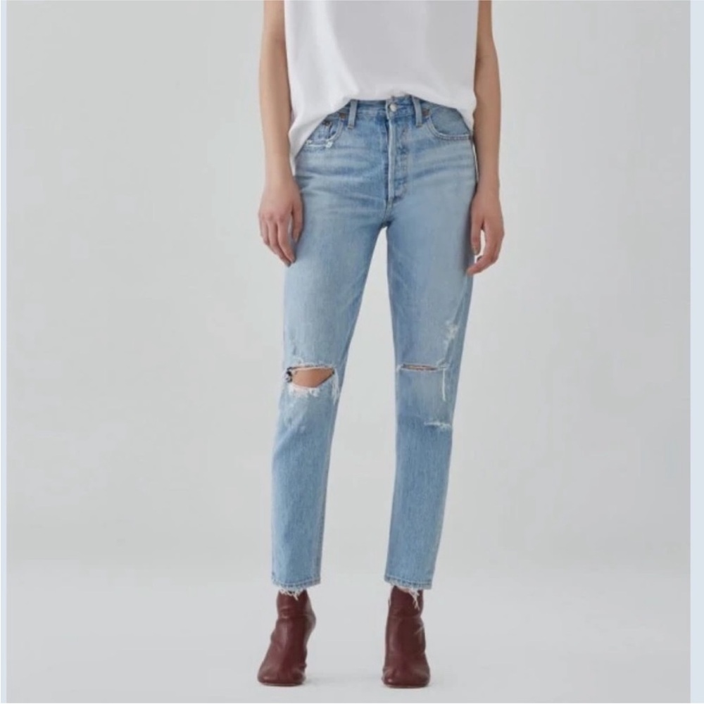 Agolde Jamie High Rise Classic Jeans in Shakedown Size 25